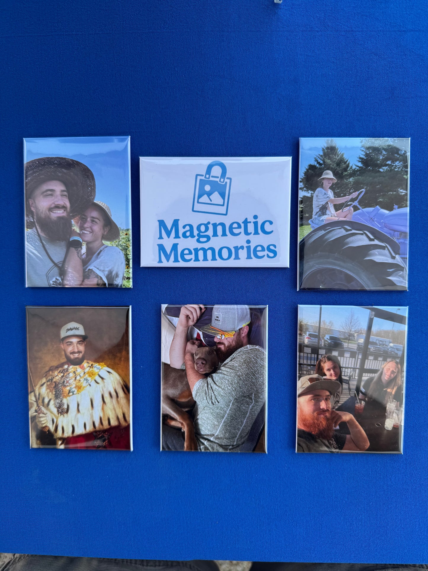 5 - 3.5” x 2.5” Personalized Magnets
