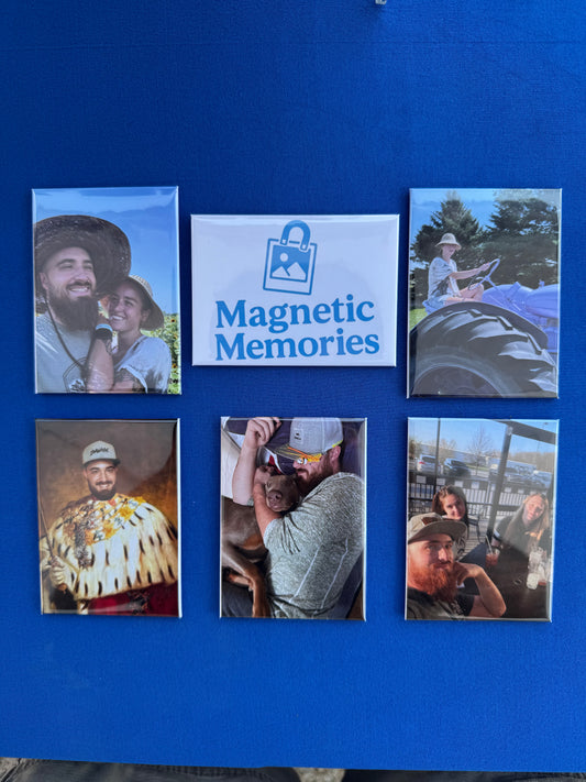 5 - 3.5” x 2.5” Personalized Magnets